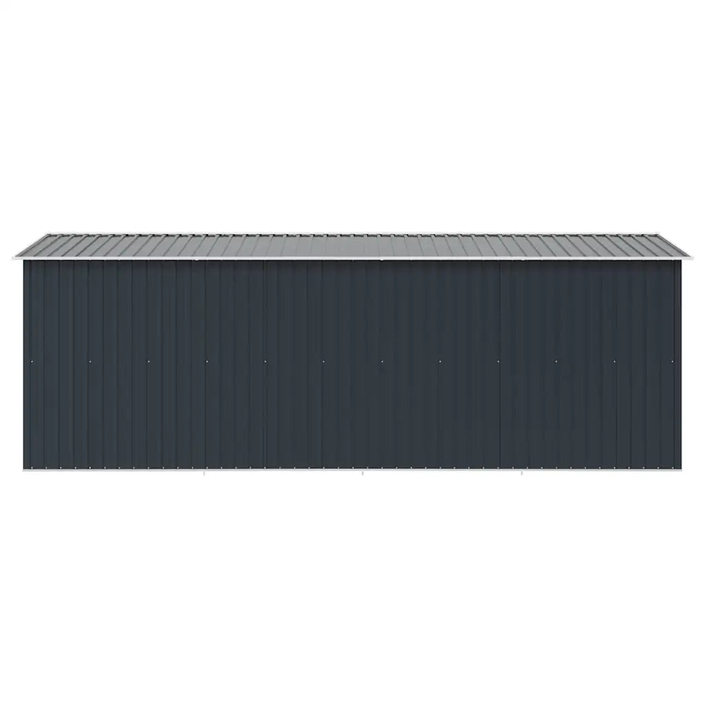 Casetta da Giardino 257x489x181 cm in Metallo Antracite 143350