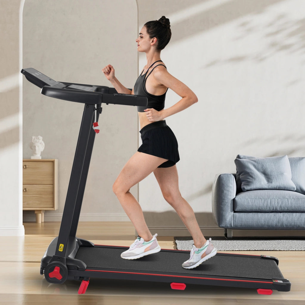 Tapis Roulant Pieghevole 3,0 HP fino a 14 km/h con Inclinazione 8%, Bluetooth e Portata 120 kg