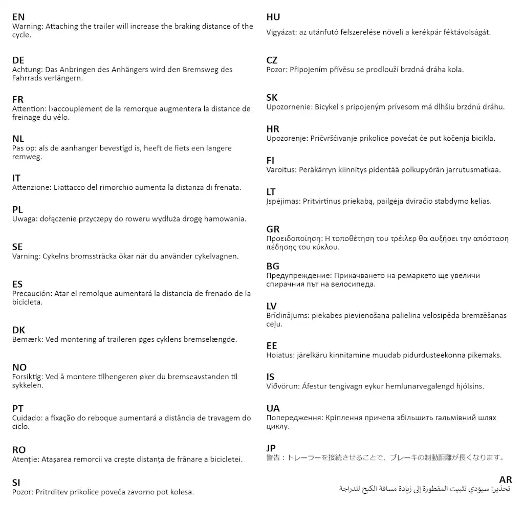 Rimorchio da Bici Nero e Blu 65 kg 92589