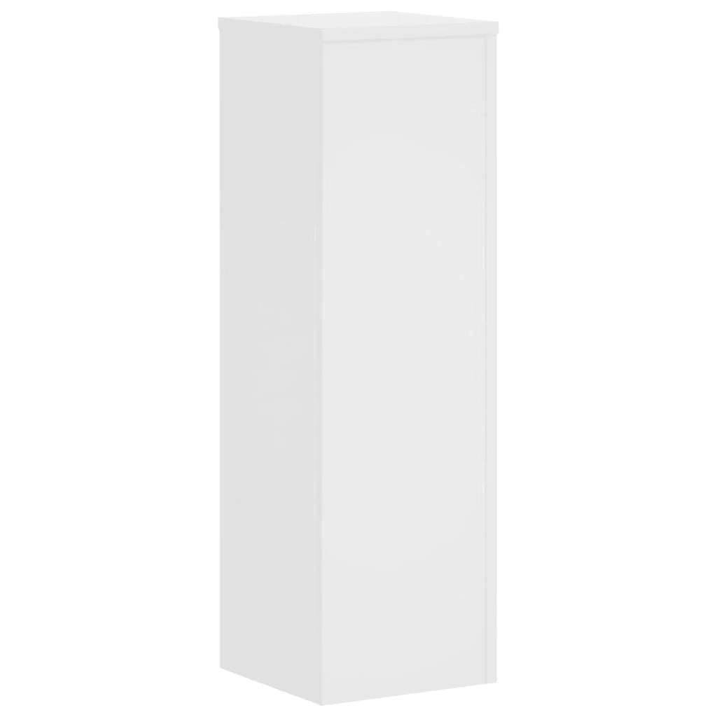 Portavasi mobili per fiori set da 2 25 x 25 x 80 cm legno ingegnerizzato bianco 02_0045271