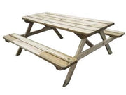 TAVOLO PICNIC IN PINO IMPREGNATO  cm.179x150x70h.    VETTE