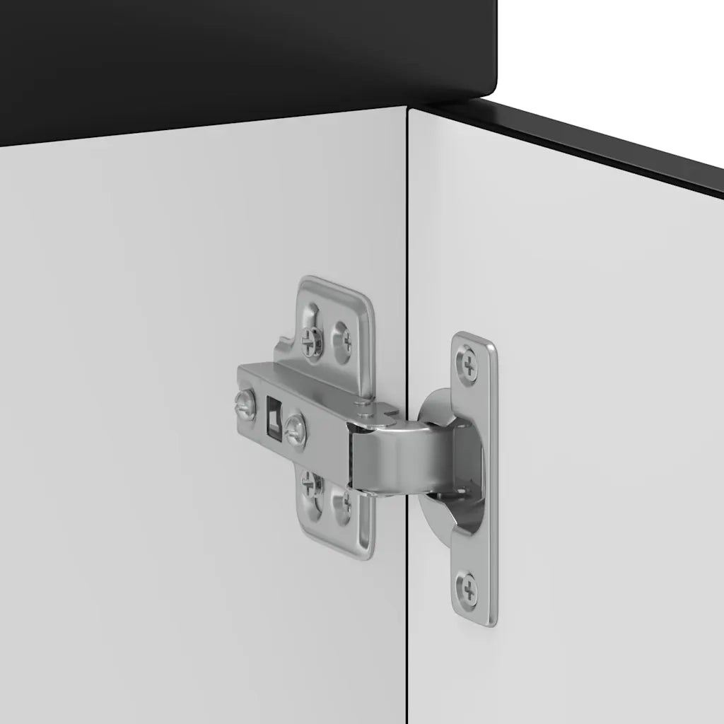 Base da Cucina Kalmar Nero in Legno Multistrato 853458