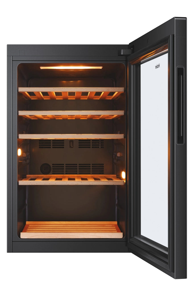 Cantinetta vino Haier Wine Bank 50 Serie 5 HWS49GA con compressore Libera installazione Nero 49 bottiglie