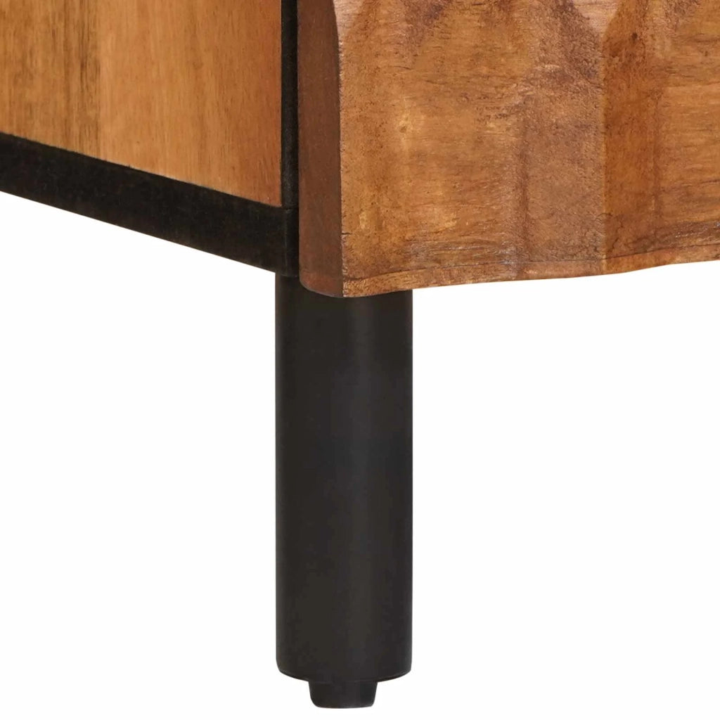 Credenza con cassetto Finitura Marrone Acacia 40 x 33 x 75 cm 4017923