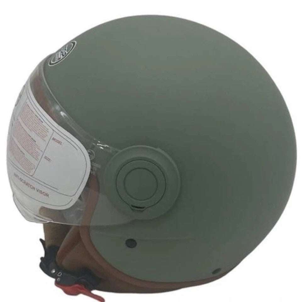 CASCO PER MOTO 'SIRIO MATT' verde - tg. XL  - BricoGo