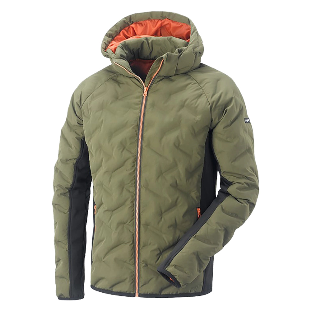 Giubbino oliva/arancio taglia L
