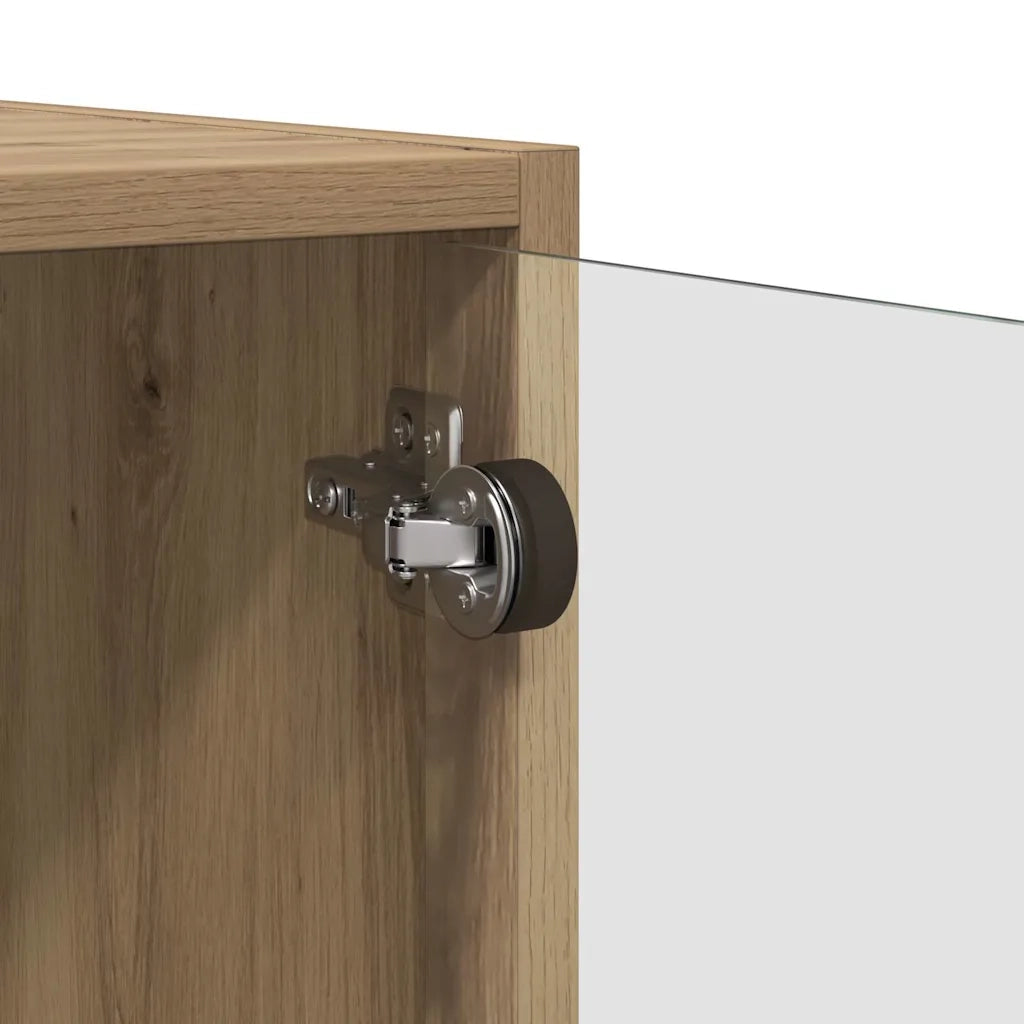 Armadi da Parete 2 pcs Rovere artigianale 68 x 37 x 35 cm