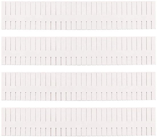 Divisori di carico 20 pezzi - Divisore di carico regolabile - Organizzatore per biancheria intima/ calze - Plastic - Alta qualità PP - Facile da installare - Organizzatore di carico