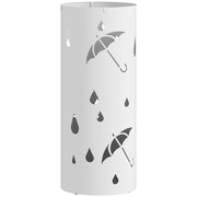 Portaombrelli in Acciaio ¨C zephmum ¨C Bianco 17x41 cm