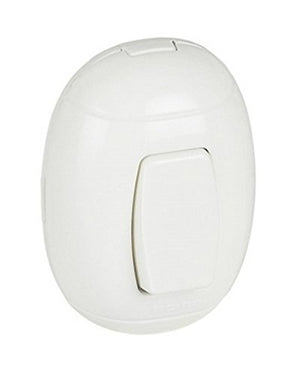 FP OVAL PULSANTE 10A BIANCO