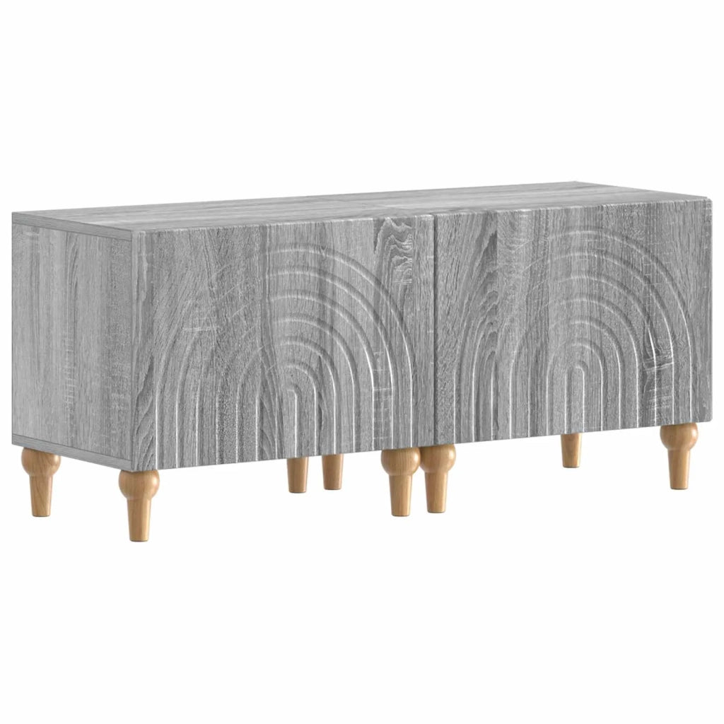 Mobile TV LED a 3 pezzi Sonoma grigio Legno ingegnerizzato 3416505