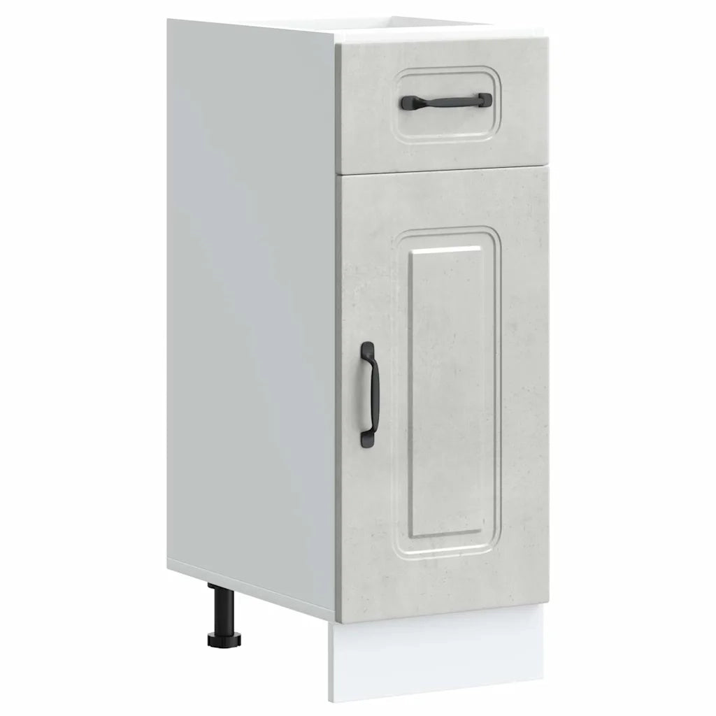 Base da Cucina Kalmar Grigio Cemento in Legno Multistrato 853461