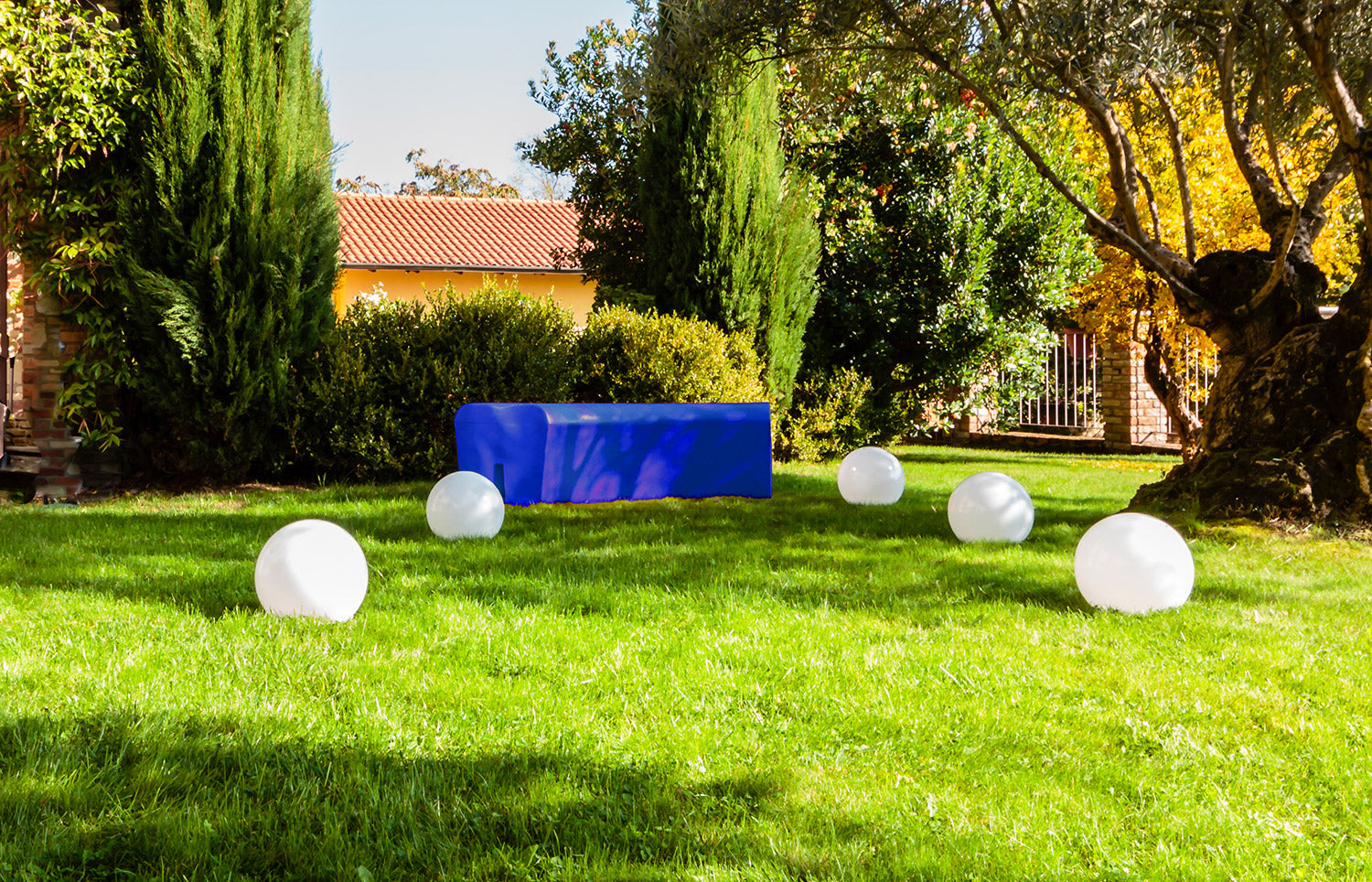 Panca da Esterno Seduta Modulare 120x50 cm in Resina Arkema Althea Verde Scuro