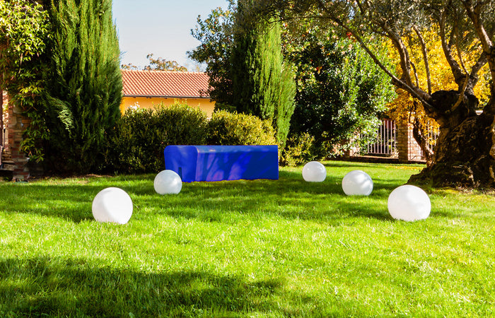 Panca da Esterno Seduta Modulare 120x50 cm in Resina Arkema Althea Verde Scuro