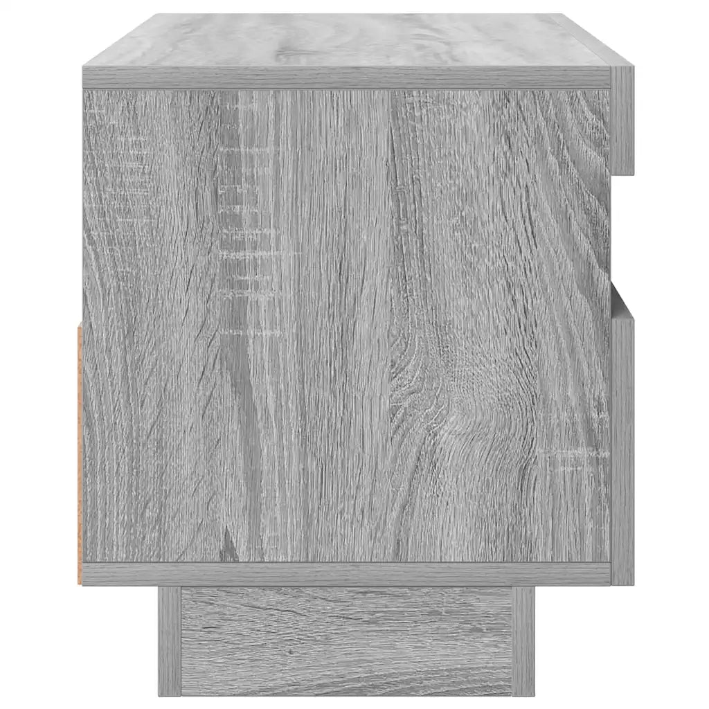 Mobile Porta TV con Luci LED Grigio Sonoma 80x35x40 cm 815724