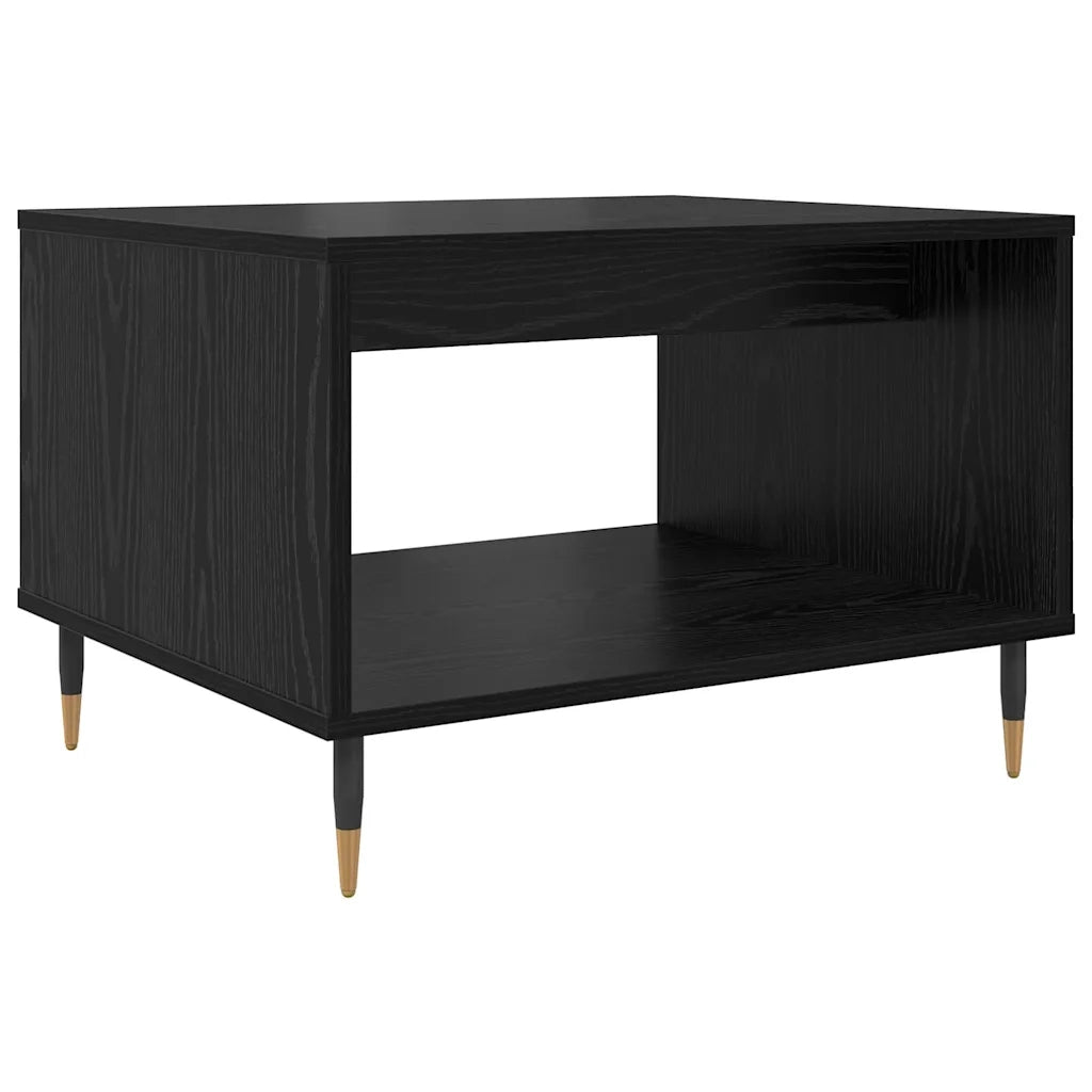 Tavolino da salotto Rovere nero 60 x 50 x 40 cm 879608