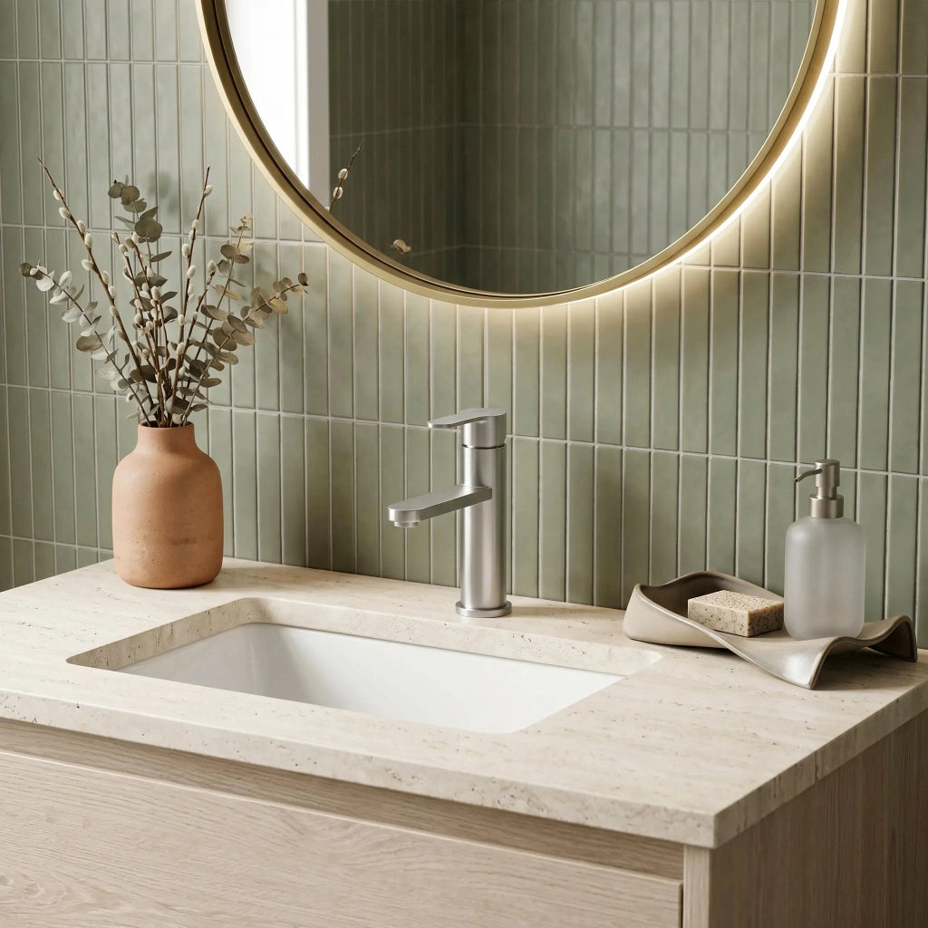 Rubinetto Da Bagno Rea Arcos Brush Nickel
