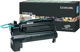 ORIGINAL Lexmark toner nero C792X1KG C792 ~20000 Seiten cartuccia di stampa riutilizzabile