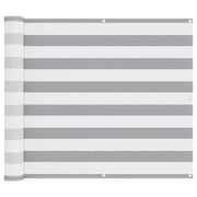 Schermo da balcone | Paravento da Balcone Grigio chiaro e bianco 90 x 400 cm