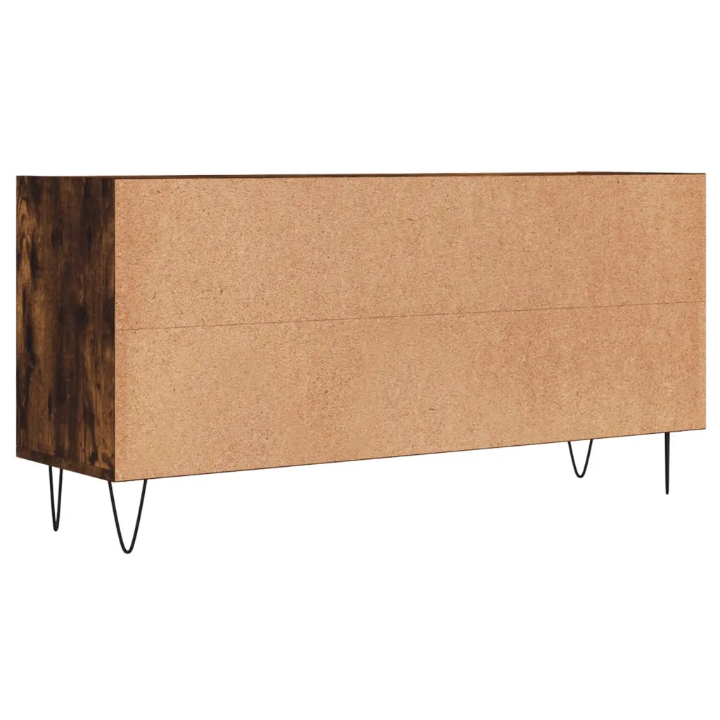 Mobile Porta TV Rovere Fumo 103,5x30x50 cm in Legno Multistrato 826993