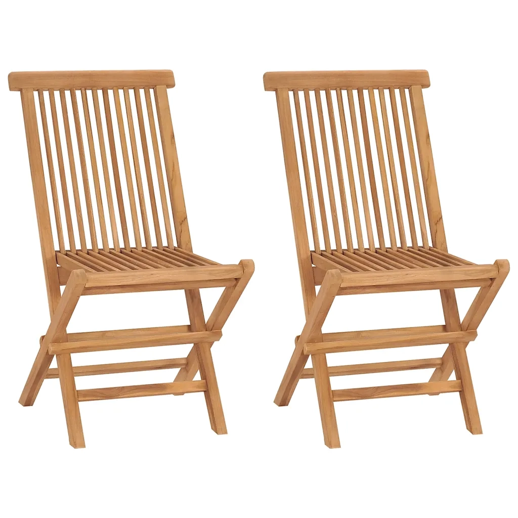 Set da Pranzo per Giardino 3 pz | Set Salotto da Giardino in Legno Massello di Teak
