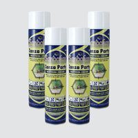 SET 4 Insetticida effetto abbattente " zanza party " con spray jet per disinfestazioni immediate