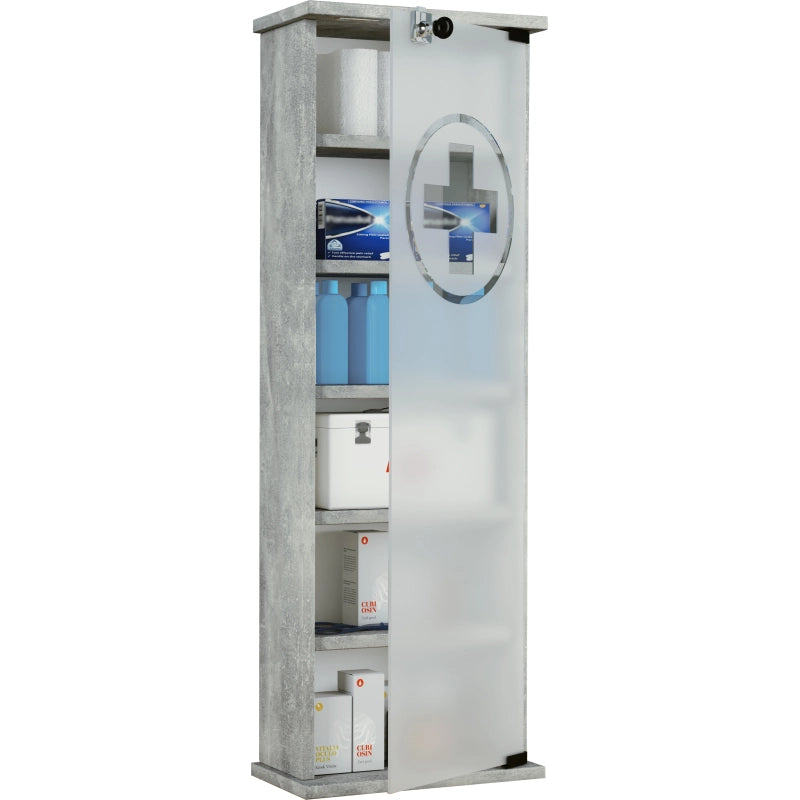 Armadietto Medicinali  PharmaCasa XXL dim 31x18 h 92 cm
