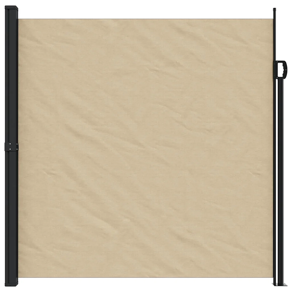 Tenda da Sole Laterale Retrattile Beige 200x600 cm 4004555