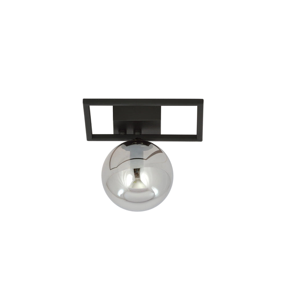 Plafoniera Emibig Imago metallo nero/grafite 1xE14 21cm dimmerabile