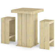 Set di mobili da bar da giardino 3 pezzi legno di pino impregnato 02_0014514