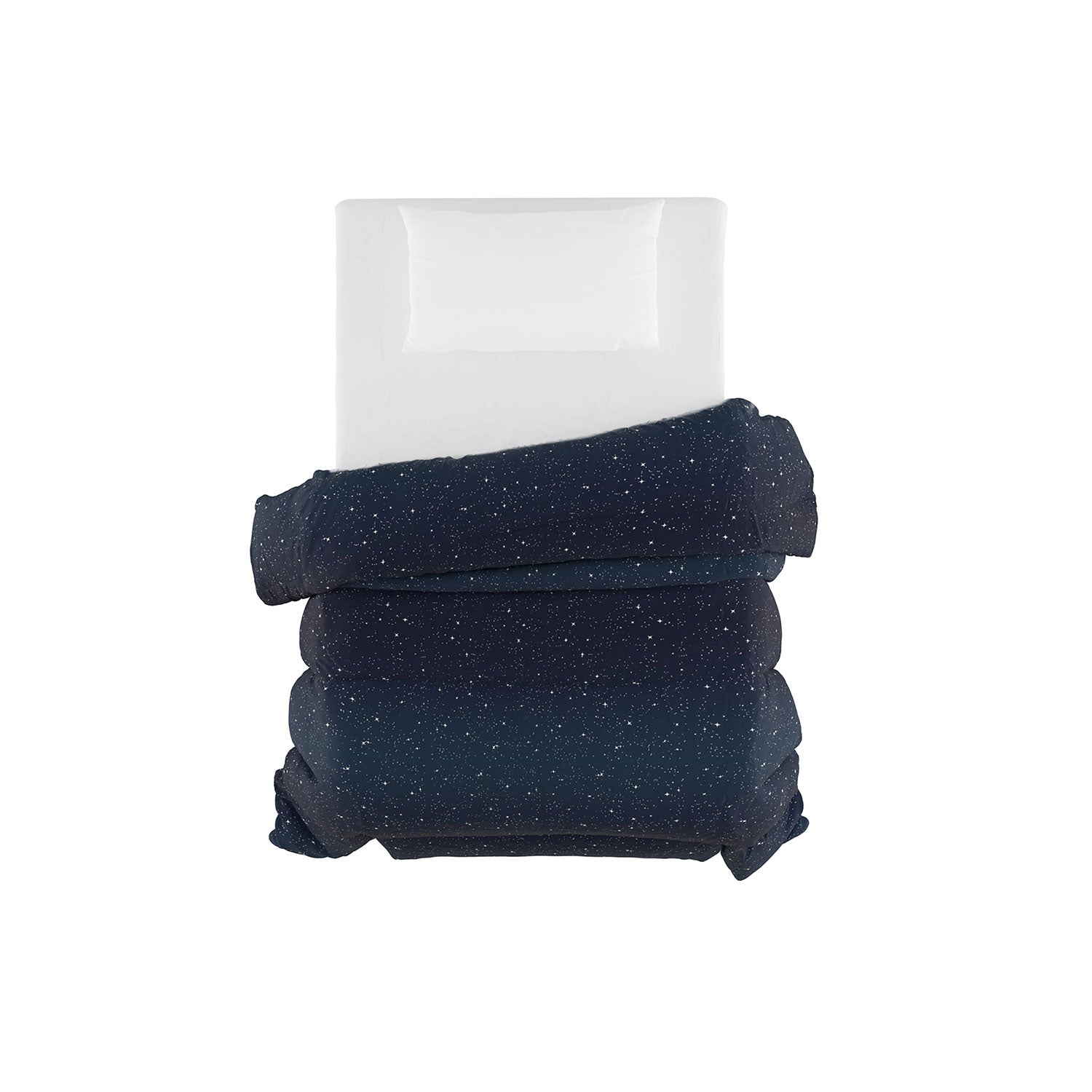 Trapunta Invernale Matrimoniale Stampata in Microfibra 200gr Double Face Stars