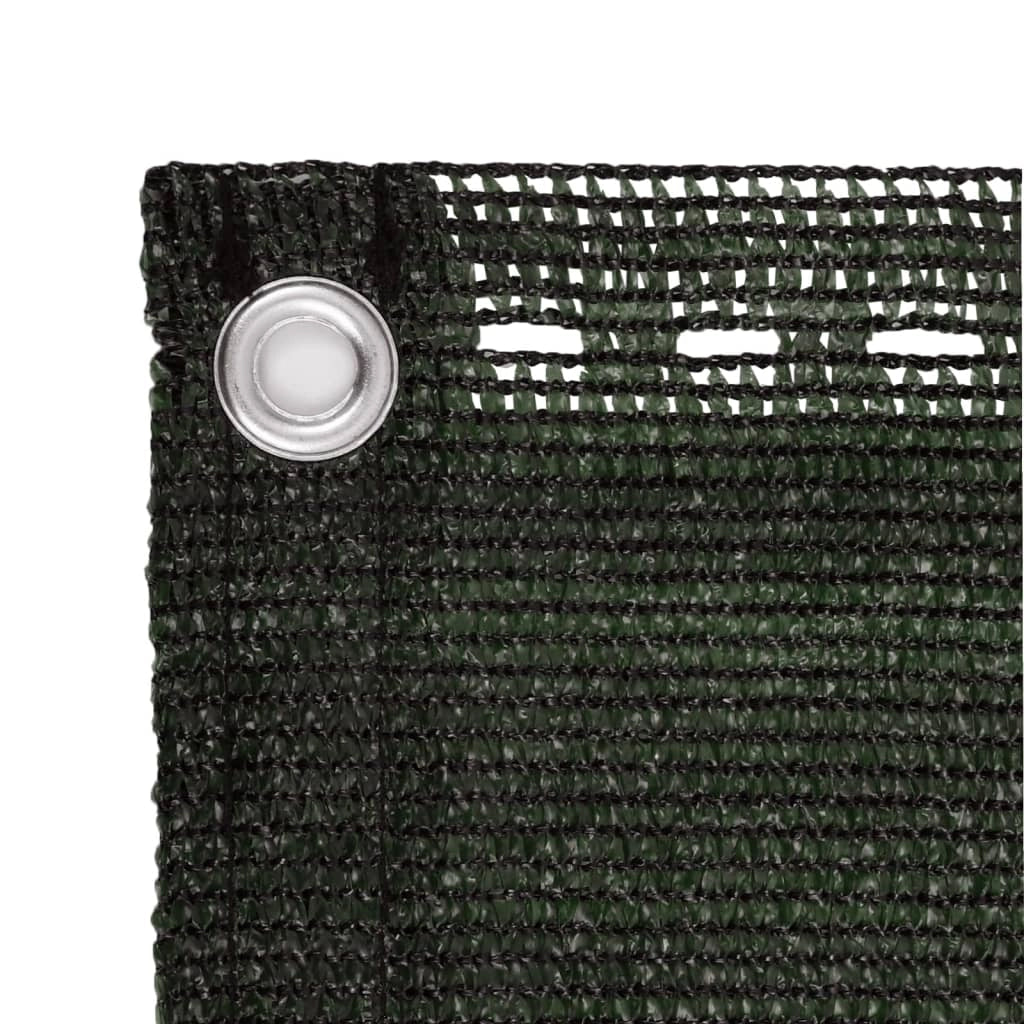 Schermo per balcone schermo per la privacy 90 x 400 cm HDPE verde scuro 02_0010448