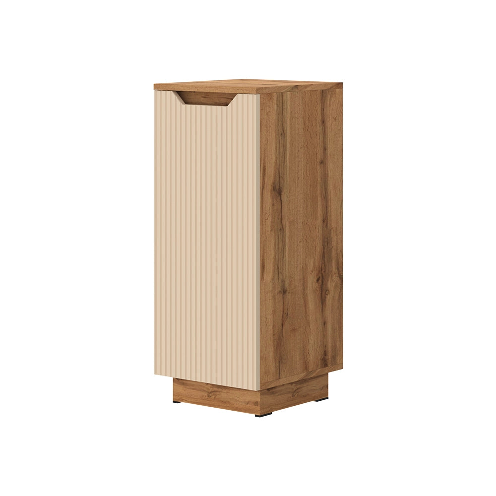 Vicco mobiletto bagno Rovere/cashmere a righe 33.4 x 81.9 cm