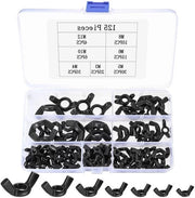 Assortimento di 125 pezzi di viti a palla e viti a vela M2 a M12 per progetti di mobili e DIY.