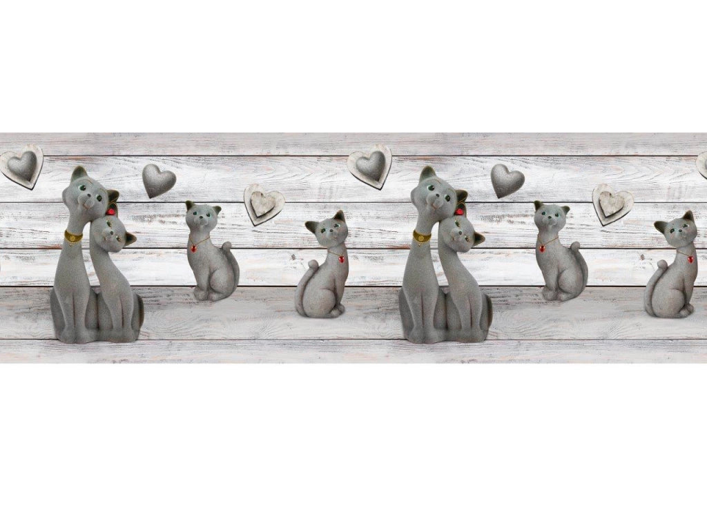 Tappeto Passatoia Cucina Antiscivolo Sottolavello Digitale Disegno Gatto Fashion - 50x280 - Gatto Fashion