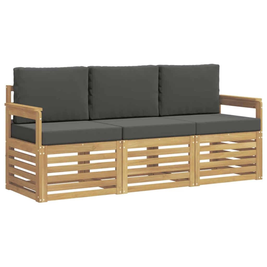 Set divani Legno di Acacia Massello