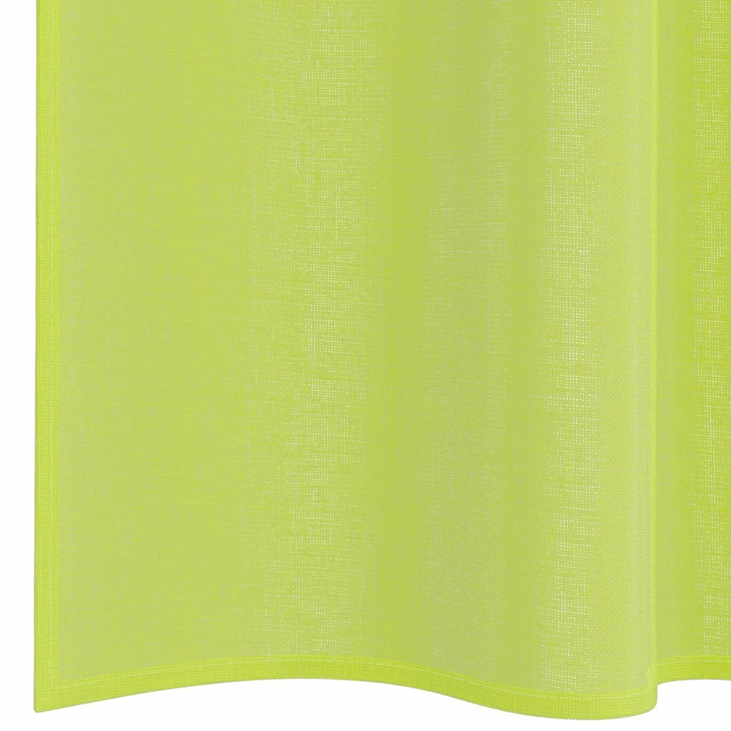 Tende in Voile con Tasche per Aste 2 pz Verde Mela 4102162