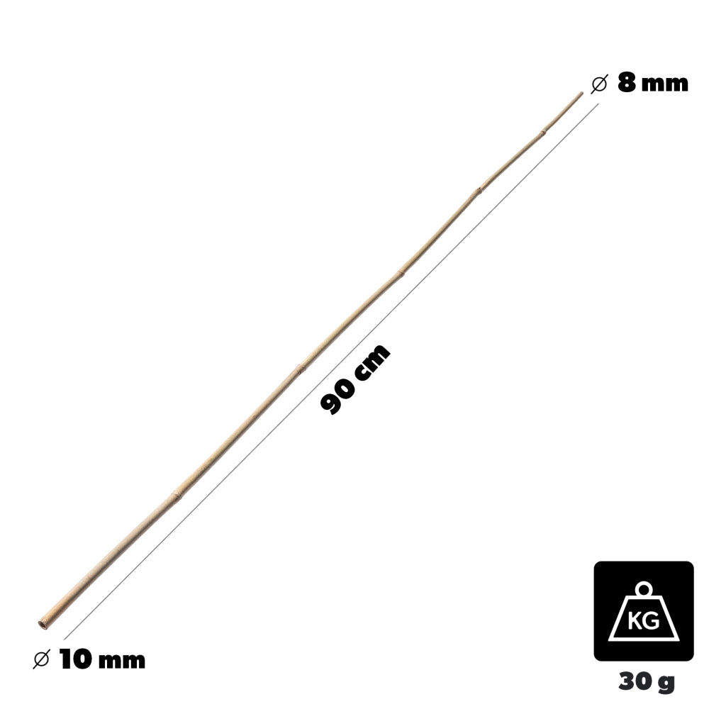KADAX Bambusowa podpora ogrodowa 90cm x 8/10mm pak