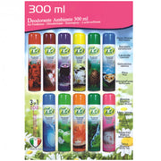 Trade Shop - Set 12 Pz Deodorante Per Ambiente Spray Profumo Casa 300ml Varie Fragranze -