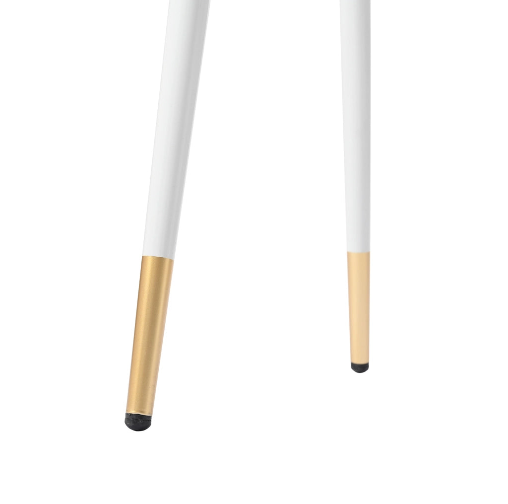 Toeletta 100x40x127 cm con specchio LED a tre colori; 5 cassetti; MDF e truciolare; bianco