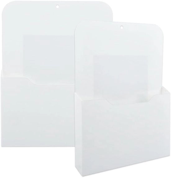 2-pack supporto magnetico per penne, supporto magnetico per giornali per parete, supporto per documenti, deposito per materiali di cancelleria per lavagna bianca, frigorifero, ufficio scolastico