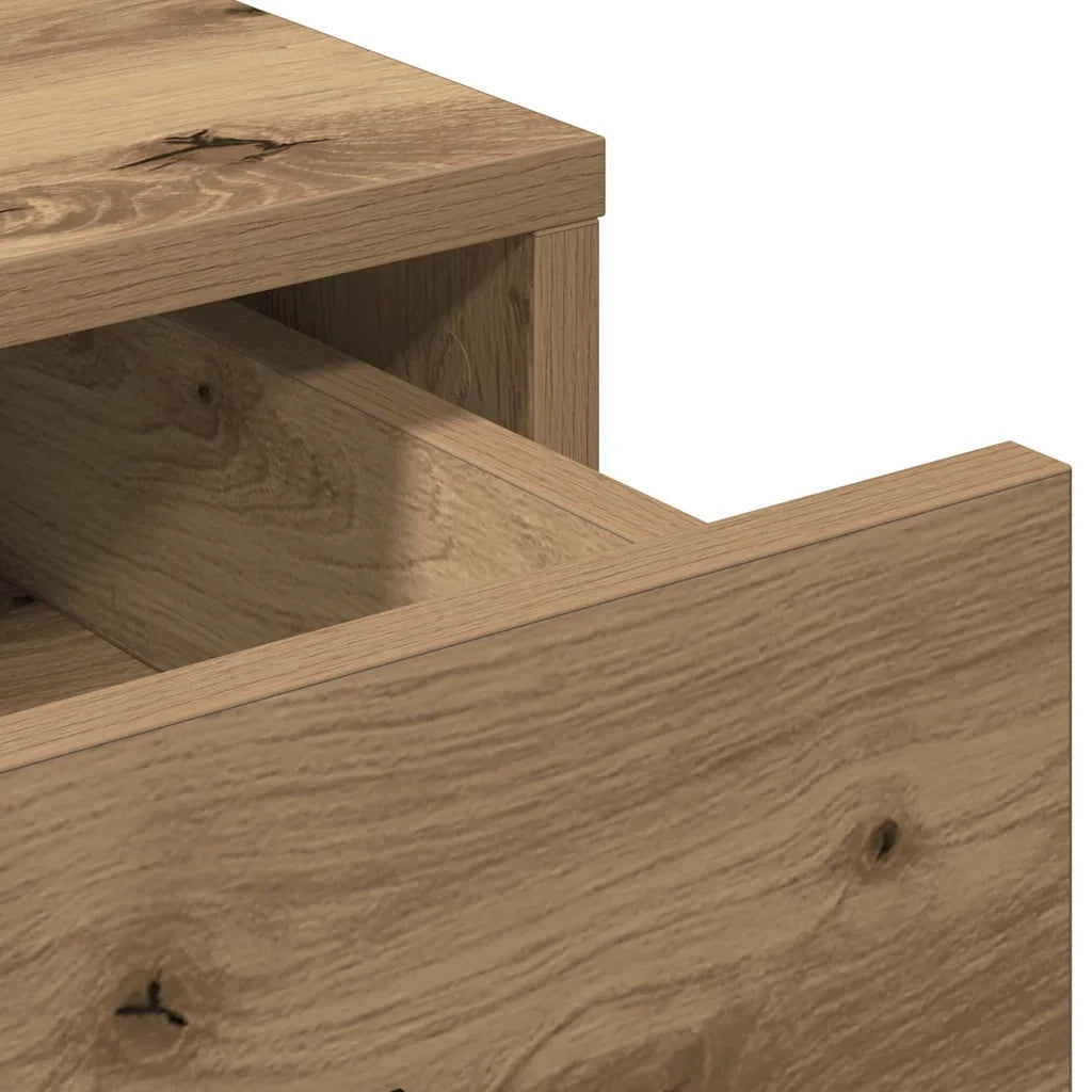 vidaXL Credenza rovere artigianale 40 x 41 x 135 cm Legno multistrato
