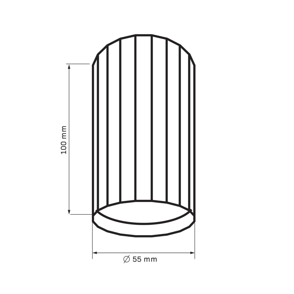 Faretto plafone bianco/oro GU10 Nicea 323460 Polux