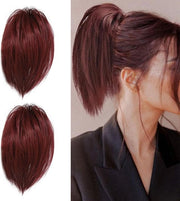 Capigliera grande con clip per donne - 2 pezzi capelli naturali ondulati elastico.clip capigliera - artigli