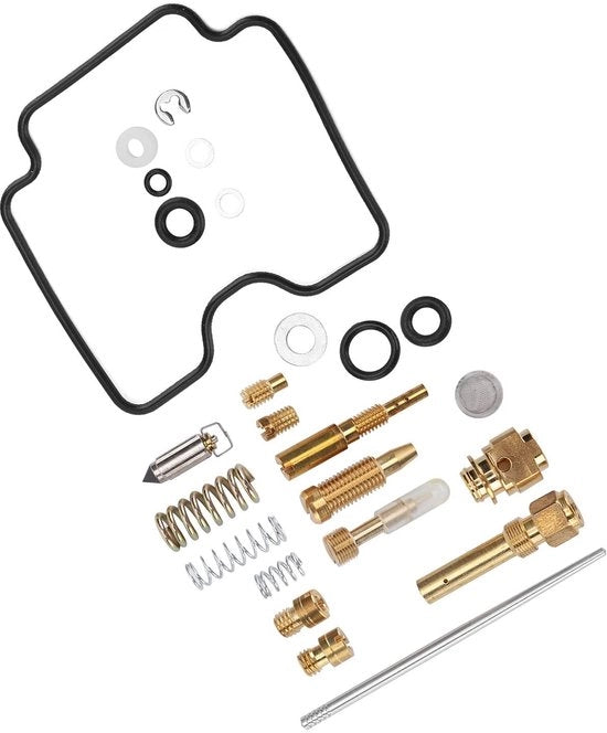 Set di riparazione carburatore 25 pezzi - Sostituzione per Can Am Bombardier DS650 DS 650 - Gomma/Metallo - Facile da installare - Componente di ricambio ATV