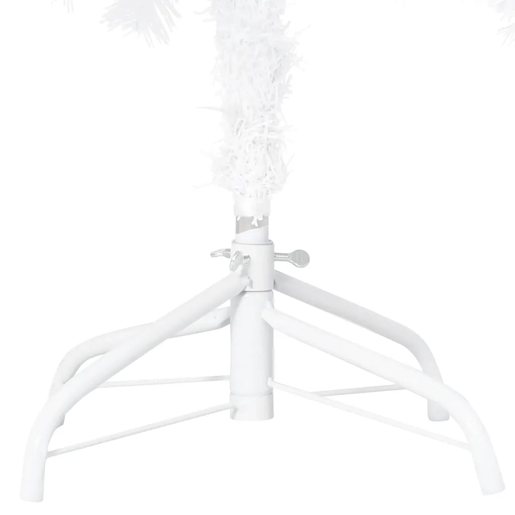 Set Albero Natale Artificiale LED e Palline Bianco 210 cm PVC  cod mxl 22665