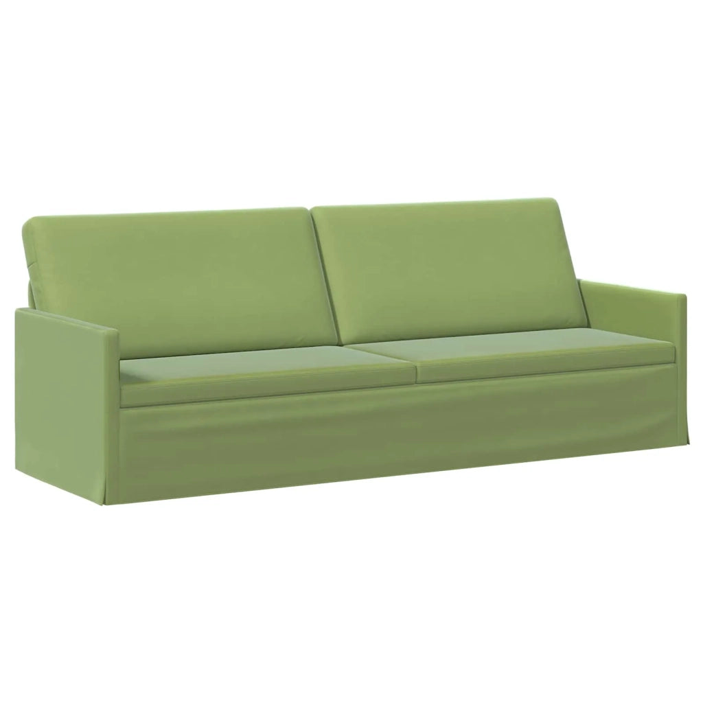 Set di divani 2 pcs Verde chiaro Velluto (V) 3433232