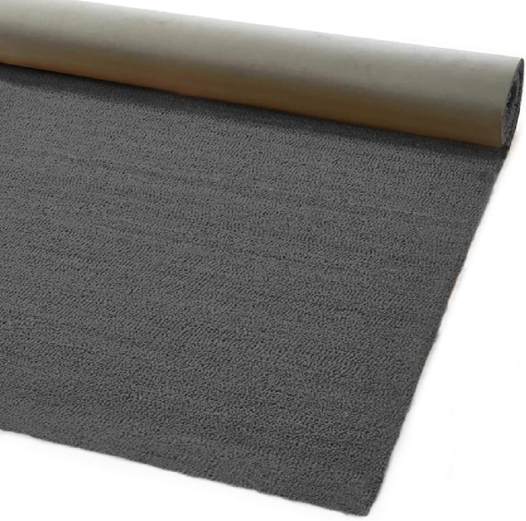 Zerbino Cocco Naturale Colorato Antiscivolo Su Misura Tappeto Ingresso Entrata 40x100 cm Antracite