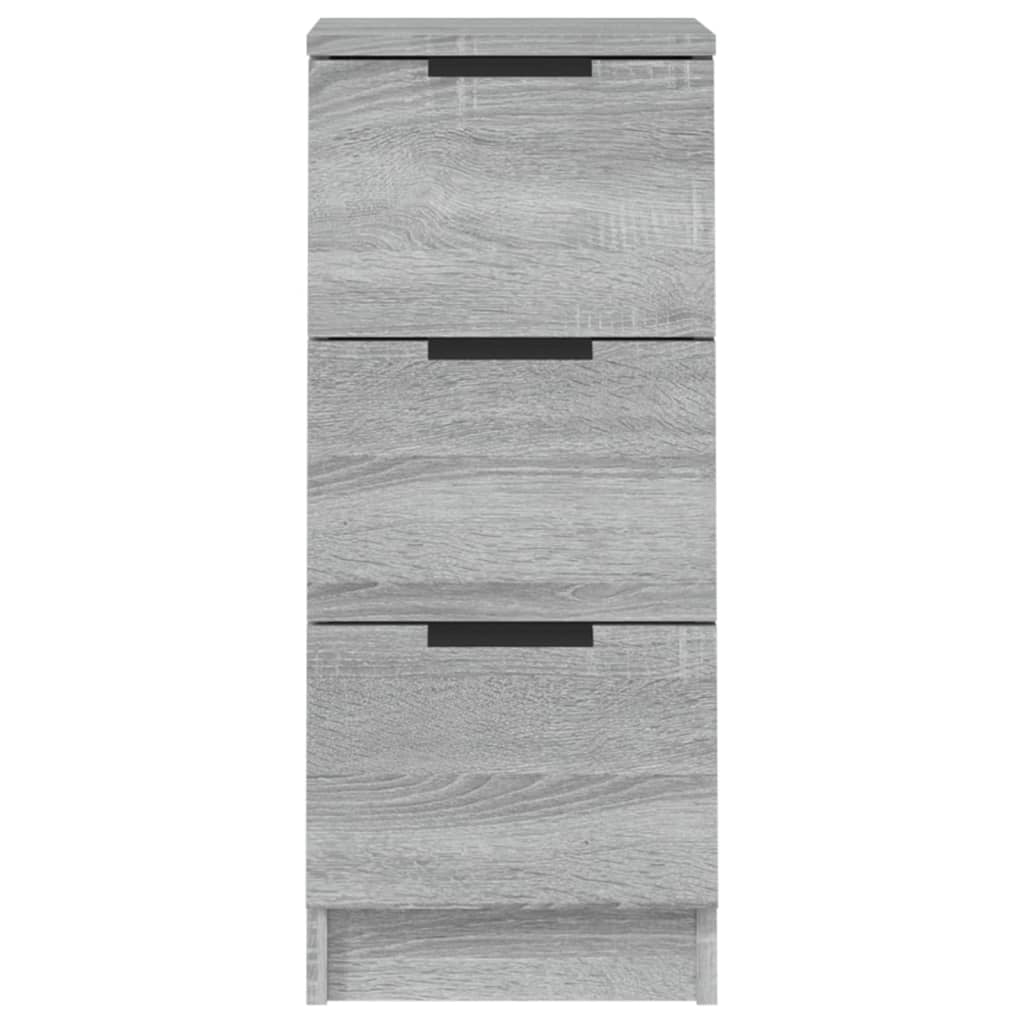 Buffet credenza cassettiera armadio mobile contenitore organizer per cucina soggiorno salotti set di 2 Sonoma 30 x 30 x 70 cm in legno ingegnerizzato grigio 02_0036941