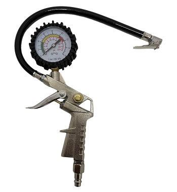 PISTOLA GONFIAGGIO EXCEL C/MANOMETRO ATTACCO RAPIDO BLS